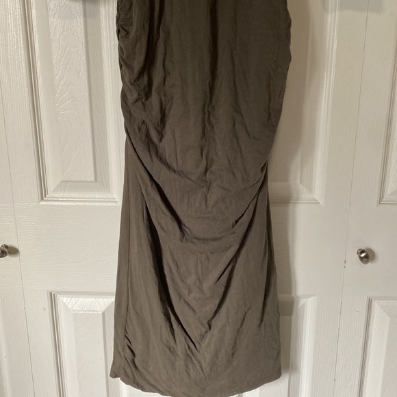 James Perse New Maxi Pencil Style Dress With Open Back Slit - Picture 2 of 12